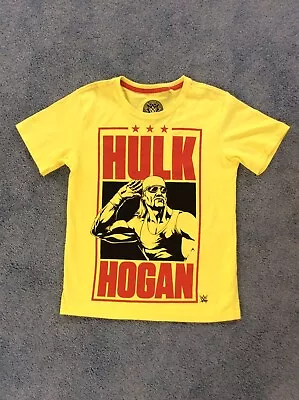 WWE HULK HOGAN KIDS T-shirt  RARE WWE WRESTLING - SIZE 10 YEARS - OFFICIAL WWE • $35