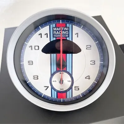 Porsche Table Clock Driver's Selection Martini Color MINT • $488.42