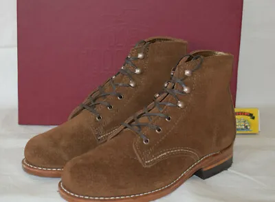 Wolverine 1000 Mile Brown Suede Boots UK4 / EU36.5 / US6B W40075 USA • £150