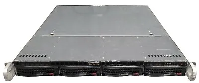 Supermicro X8DTL-iF CSE-813M 4-Bay LFF 1U DDR3 Server CTO 1 X 350W PSU • $139.99