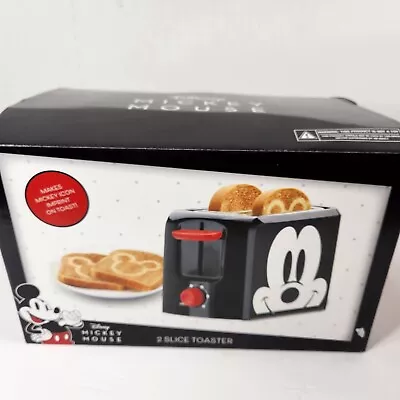 Disney Mickey Mouse 2-Slice Toaster Black New In Box • $34.99