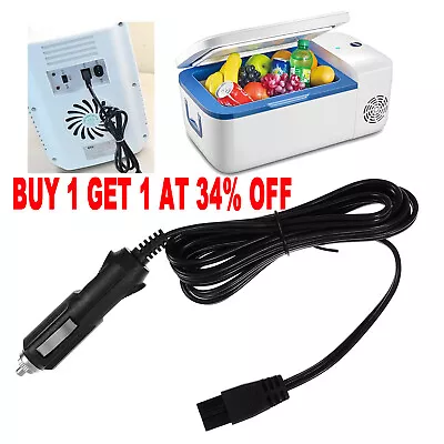 DC 12V Lead Cable Plug Wire 2Pin Charger For Car Cooler Cool Box Mini Fridge UK • £3.71