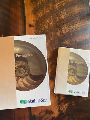 Pre-Algebra Instruction Manual Plus DVD • $25