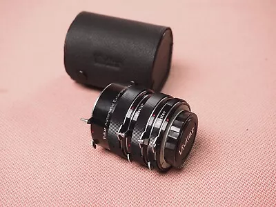 Vivitar Automatic Extension Tube Set AT-3 36mm 20mm 12mm For Olympus OM System • $24