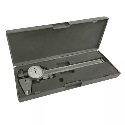 Dial Caliper 150mm/0.05mm Precision Hardened Stainless Steel Metric • $26.77