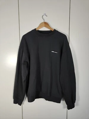 £25 • Buy Reebok Sweatshirt Spellout Vintage 90s USA Sports Sweater, Charcoal Mens Large