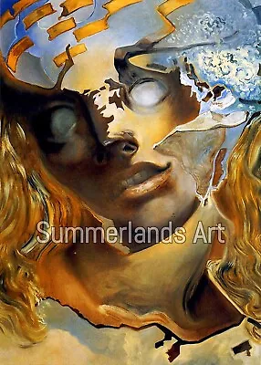 Salvador Dali Exploded Head Giclee Fine Art Print Large Sizes Paper And Canvas • $53.52