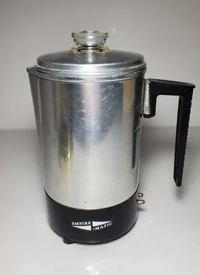 Empire-Matic 3 Cup Electric Coffee Percolator Vintage Travel-Working • $25.52