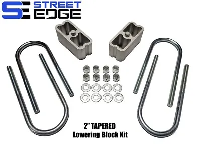 Street Edge 2  Lowering Block Kit 1982-2004 Chevy S10 GMC Sonoma TAPERED • $44.99