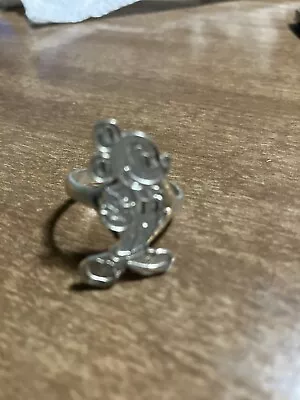 Mickey Mouse Sterling Silver Ring Size 9 • $24.99