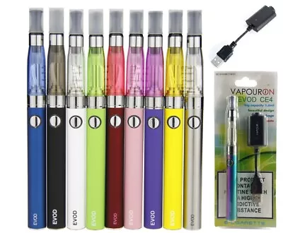£7.31 • Buy CE4 EGO-T Electronic Cigarette 1100mA Battery Vape Atomiser Kit With Charger-N