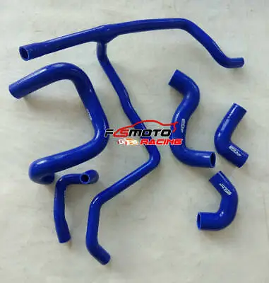 BLUE For BMW E30 M20 325 325i 6cy 1988-1993 89 With A/C Silicone Radiator Hose • $75