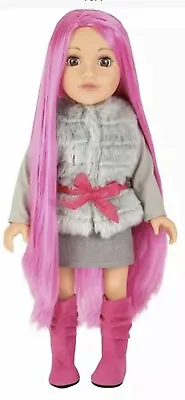 £59.99 • Buy Design A Friend Doll Rosie New Chad Valley Designafriend 18  Doll With Pink Hair
