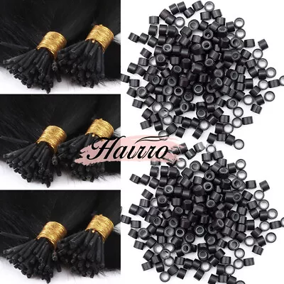 Micro Rings Links Beads Micro Beads For I-Tip Human Hair Extensions 1g/s 0.5g/s • $7.33