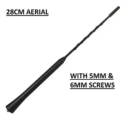 Genuine Replacement Screw Type Roof Aerial Mast Antenna 28cm For Vauxhall Vivaro • £5.99