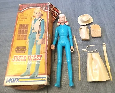 Marx Best Of The West Josie West Movable Cowgirl 1067A Fully Functional Figure • $26.99