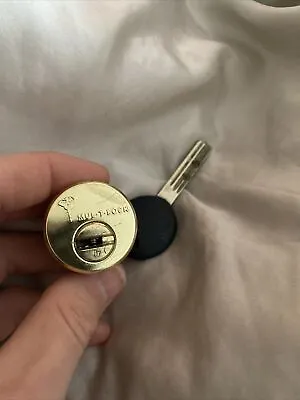 MUL T LOCK- Brass Cylinder 1-1/8” 2 Key Set • $25