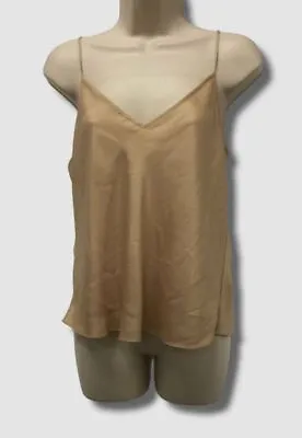 $85 Vince Women's Beige Sleeveless Cami Top Size Medium • $27.58