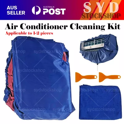 $32.99 • Buy AU Washing Bag AC Cleaning Cover Cleaning Cover Bag Air Conditioner Cleaning Kit