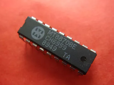 10 PIECES MT8870 / MT8870BE IC IC's NEW (A80) • $7.57