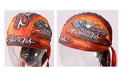 STURGIS BIKER RALLY 2015 Do-Rag Wing 75th Anniversary BIKER HEAD WRAP /Skull Cap • $13.99