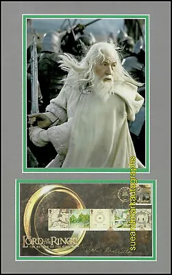 Ian McKellen Gandalf The Grey Lord Of The Rings Signed Autograph FDC UACC RD 96 • £130
