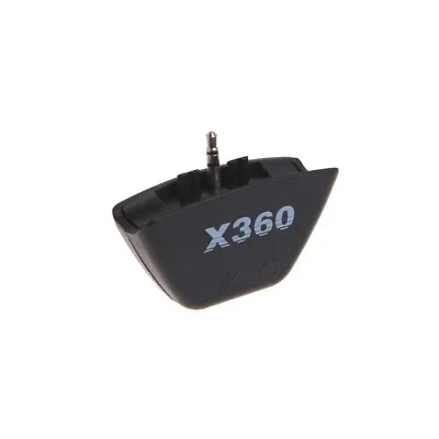 Black 2.5mm Jack Microphone Headset Earphone Converter Adapter For Xbox 360 • £3.73