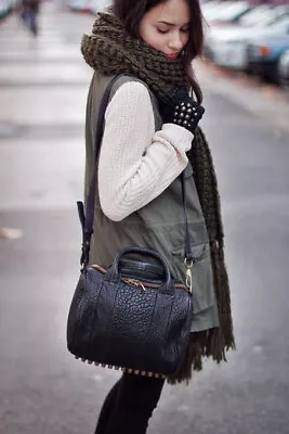 $350 • Buy Alexander Wang Rockie Hand Bag Black Gold RRP $1050