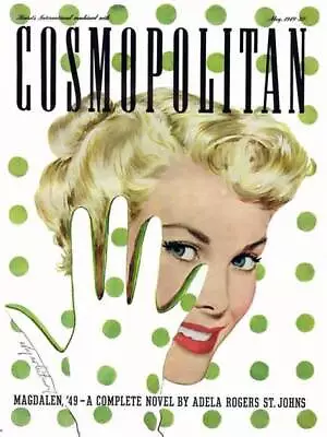 Vintage Cosmopolitan Magazine Cover Reproduction 17 X 12 Print Wall Decor • $16.95