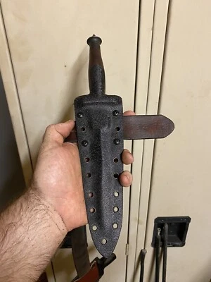 $50 • Buy Boker V-42 Devils Brigade Stiletto Belt Knife RETENTION Sheath Only
