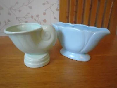 £8.99 • Buy 2 X Pieces  Vintage 1960-70s Dartmouth Pottery Vases,Horn Of Plenty And Art Deco