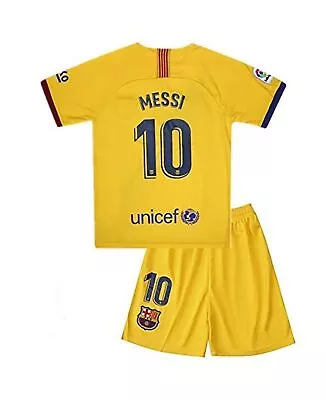 Messi Barcelona Jersey #10 Soccer T Shirt 2019-2020 Season Home Soccer Shirt ... • $64.27