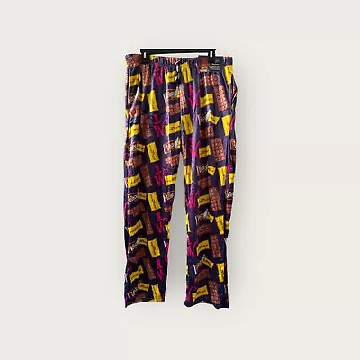 Willy Wonka Sleep Pajama Pants PJ Bottoms Golden Ticket Large Men Women • $29.99