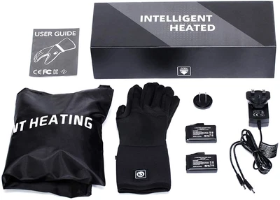 $40 • Buy Day Wolf Heated Gloves Liners Electric Gloves For Men Women Rechargeable Battery