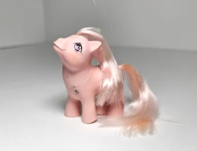Vintage G1 My Little Pony Baby Cotton Candy Pink With Pink Hair & Eyes 1984 • $7.99