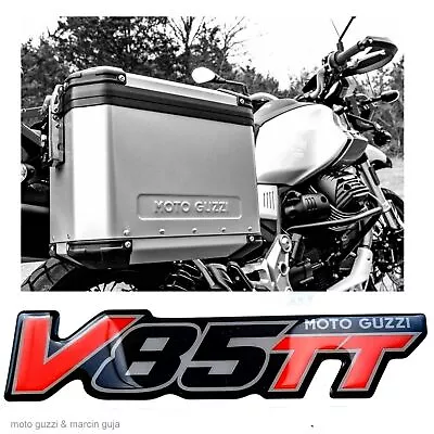 MOTO GUZZI V85TT 3D Effect GEL LOGO STICKER / DECAL . Art004 • $9.66