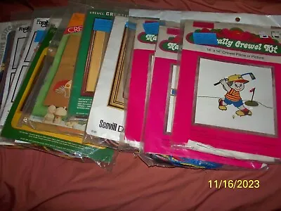 More Vintage Crewel Kits - Assorted Brands - U-pick 1 • $8.95