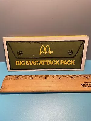 ***RARE***ORIGINAL VINTAGE 1977 McDONALD’S BIG MAC ATTACK PACK COUPONS(4) • $74.99