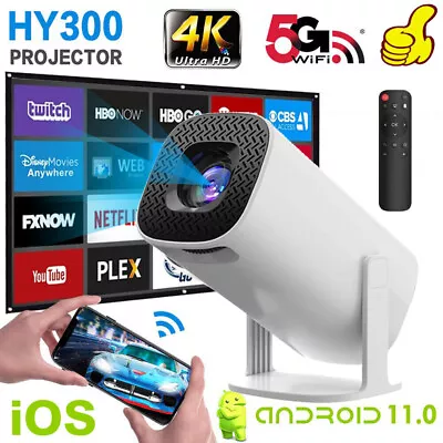 Proyector Para Moviles Celular Wifi Bluetooth Android Y Ios Iphone Portatil 4K - • $88.99