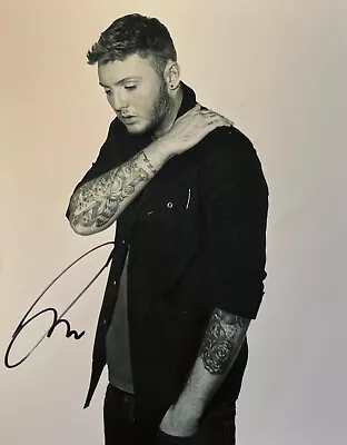 Hand Signed White Card Of JAMES ARTHUR X-FACTOR MUSIC TV Autograph • £45