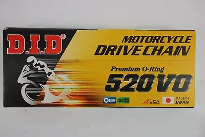 D.I.D. Premium O-Ring Chain - 88 Llinks - 520x88 - 520VO88 • $55.95