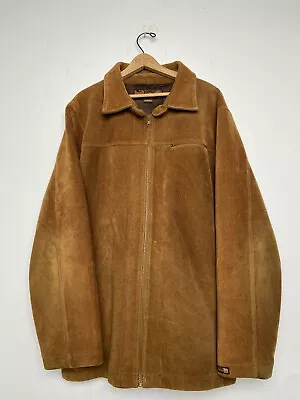 $75 • Buy Prana Corduroy Brown Full Zip Collar Jacket Men Size XL Cotton Long Sleeve Shirt