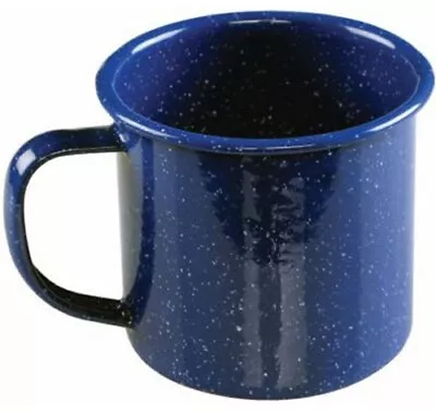 Coleman 2157605 12 Oz Blue Steel Double Coated Enamel Coffee Mugs Cups • $18.99