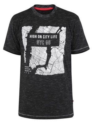 £19.99 • Buy D555 Duke Large Mens NYC City Print T-Shirt Birds Eye View 2XL (601011)