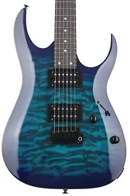 Ibanez Gio GRGA120QA - Transparent Blue Burst • $299.99