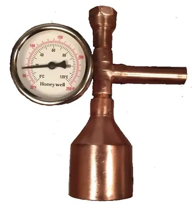 Moonshine Still Keg 2  Copper Column Thermometer DIY Kit Distilling Alcohol • $40