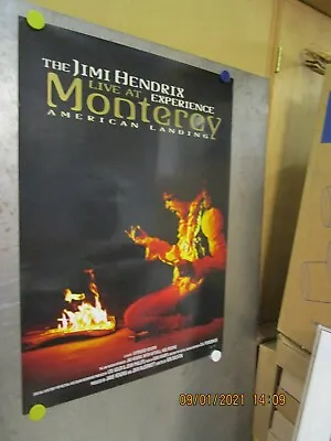 JIMI HENDRIX EXPERIENCE Live At Monterey American Landing Movie Promo Poster '17 • $25.99