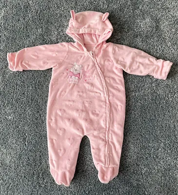 Disney At George Baby Girl Pramsuit /All In One Suit - 0-3 Months/62 Cm • £4.50