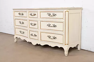 Kindel Furniture French Provincial Louis XV Triple Dresser Circa 1960s • $2995