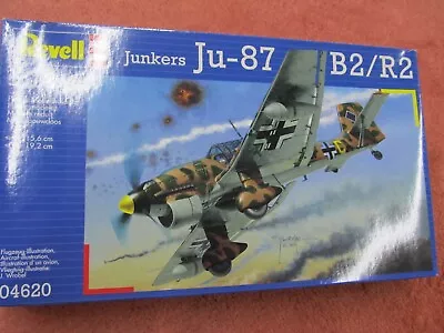 Revell 1:72 Junkers Ju-87 B2/R2 German W II Dive Bomber Kit #04620 NEW OPEN BOX • $9.99